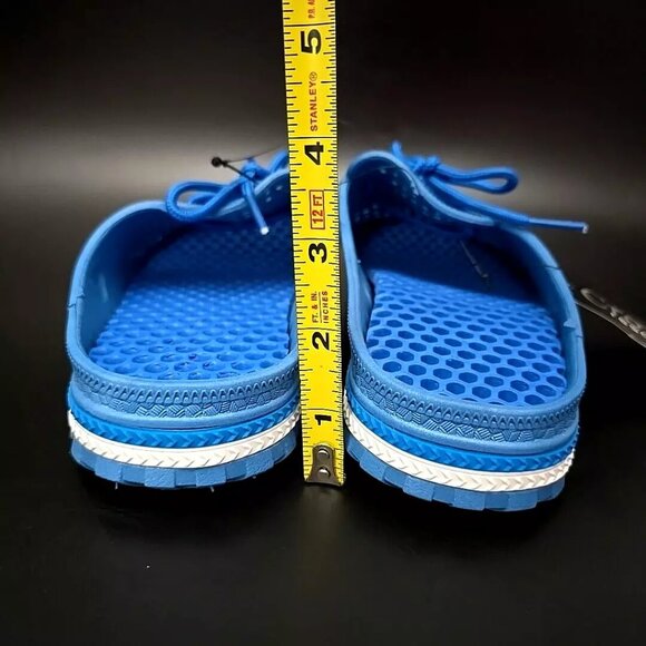 Cromer Resortwear Clogs Blue and White Girls Size 4/5 NWT - Picture 4 of 12